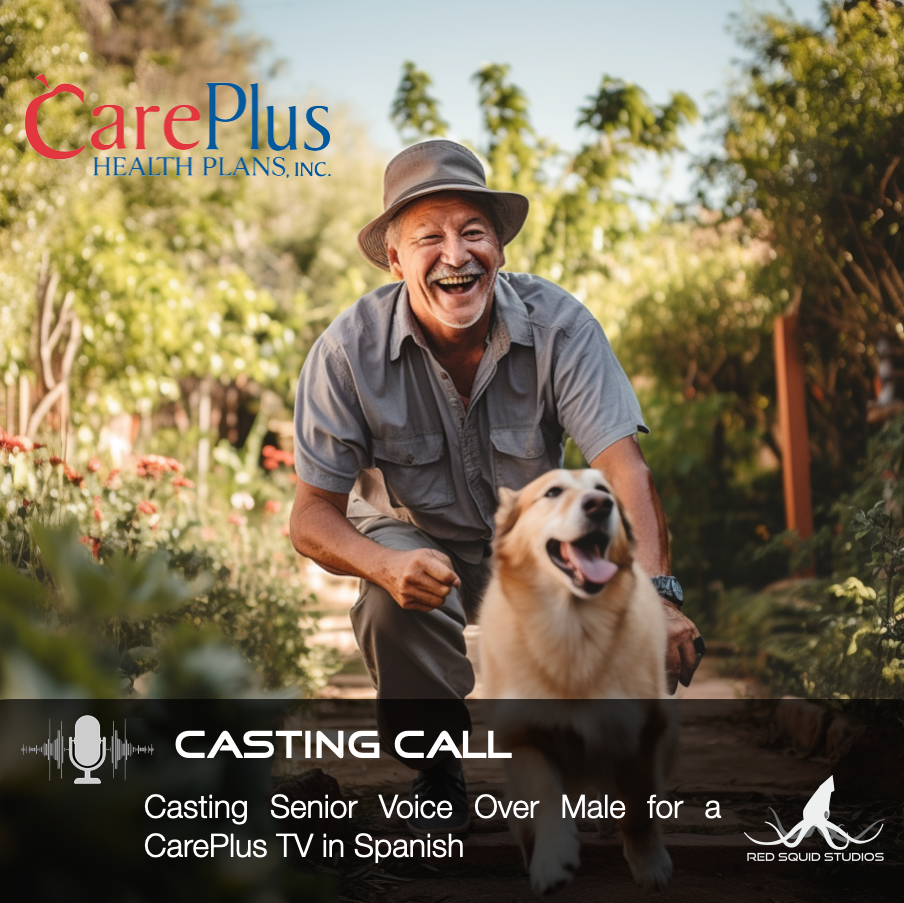 Casting Voice Over Male for a CarePlus TV in Spanish