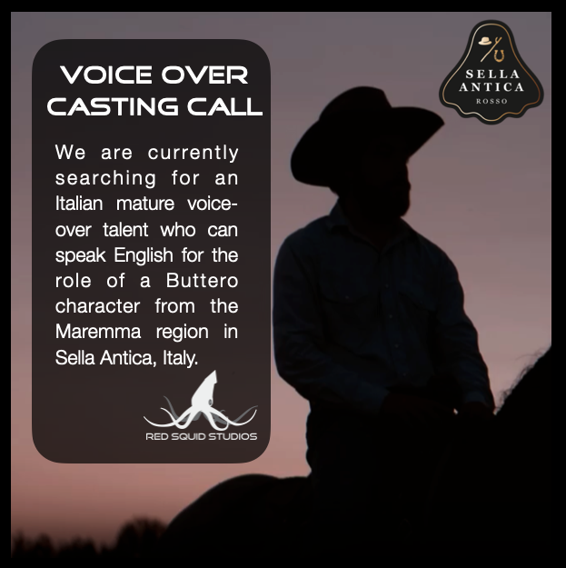 Casting Italian Voice Over for Sella Antica Campaign in English
